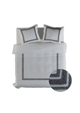 Dekbedovertrek Suite Kerala Vaporous Grey - 100% Gewassen Katoen