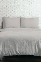 Dekbedovertrek Louise Silver Grey - 100% Katoen