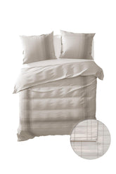 Dekbedovertrek Kagusa Off-white Grey - 100% Katoen-Perkal