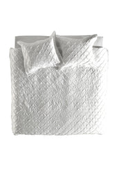 Dekbedovertrek Como-3 White - 100% Katoen-Perkal