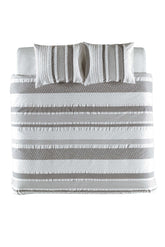 Dekbedovertrek Melanie Brilliant White - Voor: 75% Katoen, 25% Polyester / Achter: 100% Katoen-Perkal