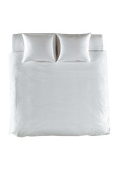 Dekbedovertrek Violette Brilliant White - Voor: 100% Tencel-Wafel / Achter: 100% Katoen-Perkal