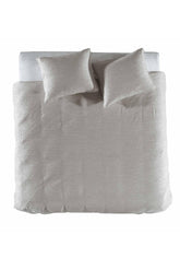 Dekbedovertrek Violette Silent Grey - Voor: 100% Tencel-Wafel / Achter: 100% Katoen-Perkal