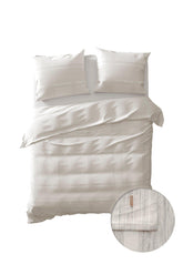 Dekbedovertrek Sayama Off-white Grey - 100% Katoen-Perkal