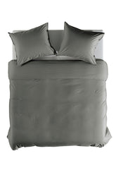 Dekbedovertrek Percale Steel Grey - 100% Katoen-Perkal
