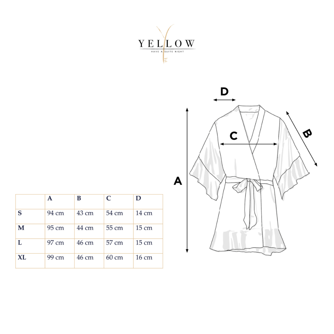 Kimono Liscio White - 100% Lyocell
