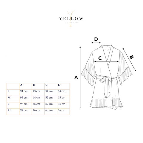 Kimono Liscio White - 100% Lyocell