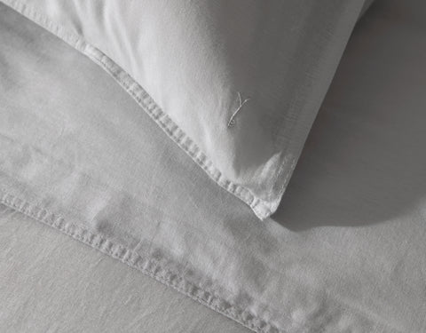 Dekbedovertrek Suite Saint-Tropez Vaporous Grey - 45% Linnen 55% Katoen