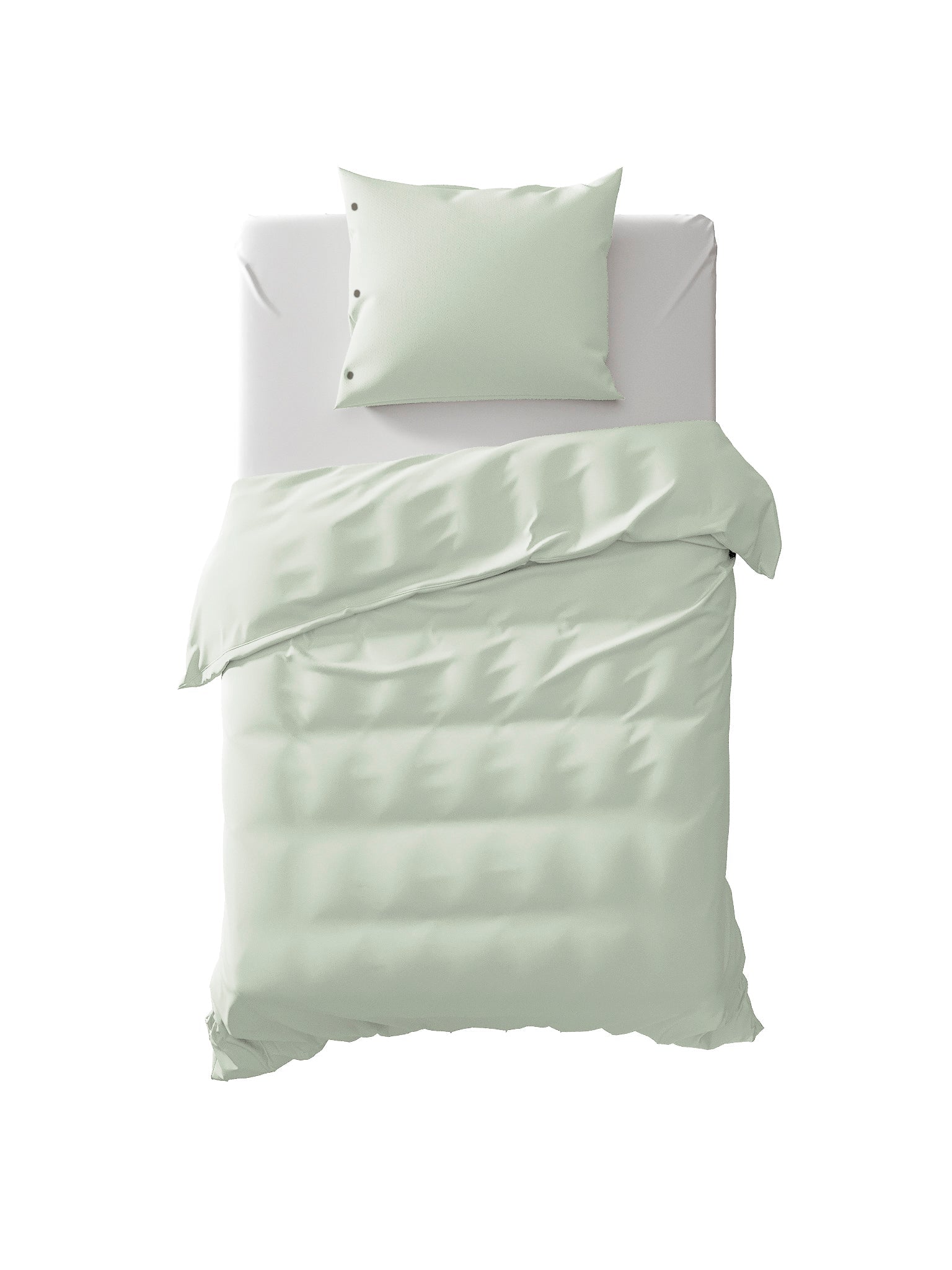 Dekbedovertrek Percale Ice Green - 100% Katoen-Perkal