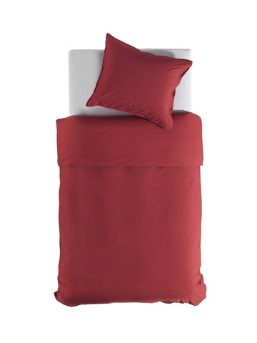 Dekbedovertrek Percale Spicy Red - 100% Katoen-Perkal