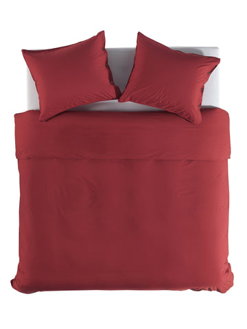 Dekbedovertrek Percale Spicy Red - 100% Katoen-Perkal