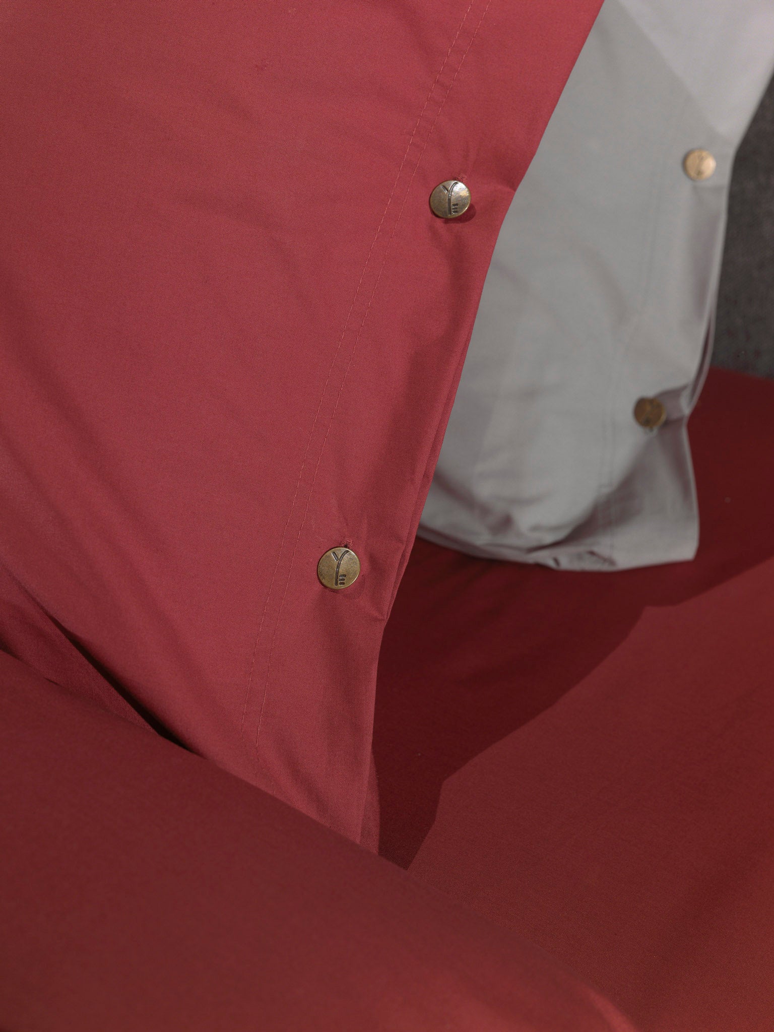 Dekbedovertrek Percale Spicy Red - 100% Katoen-Perkal