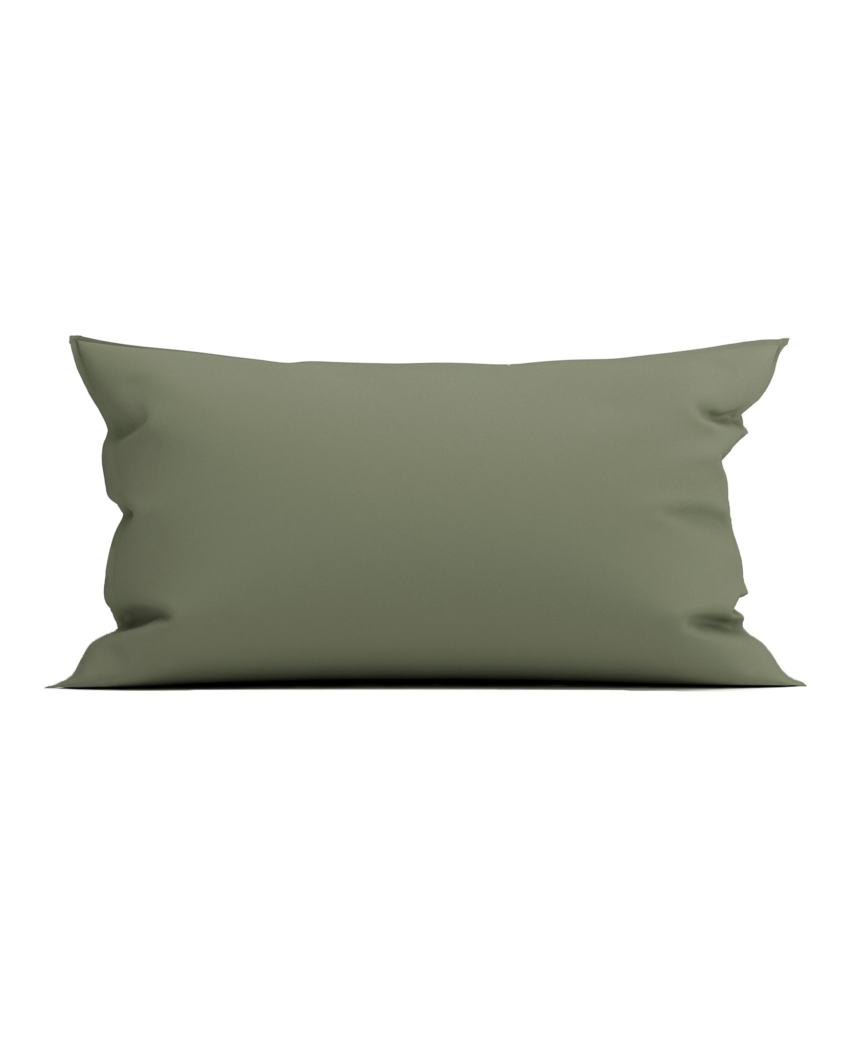 Kussensloop Percale Army Green - 100% Katoen-Perkal