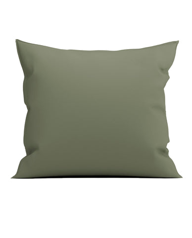 Kussensloop Percale Army Green - 100% Katoen-Perkal