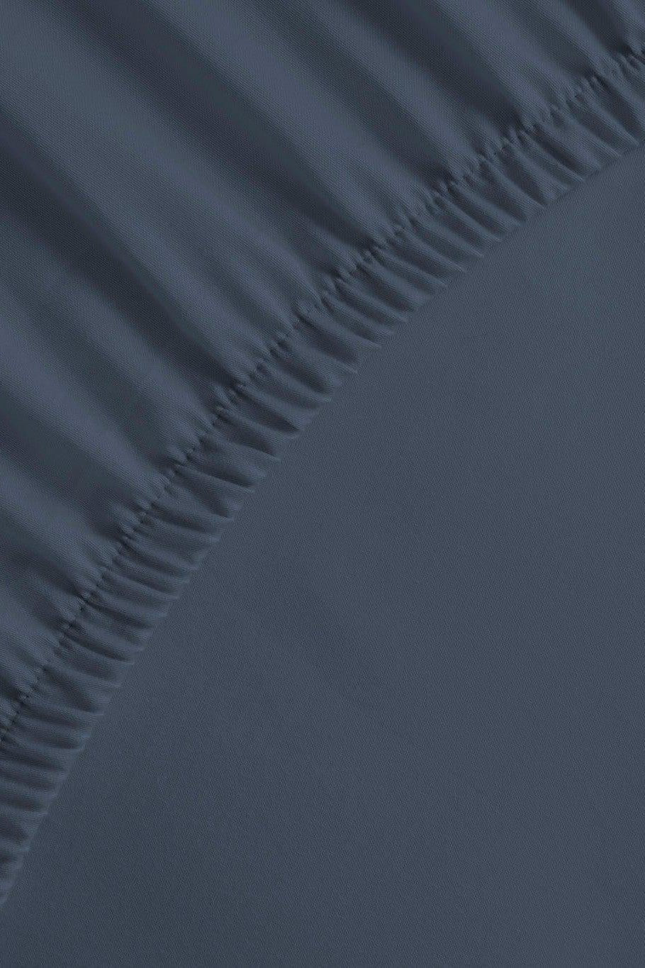 Hoeslaken Percale Midnight Blue - 100% Katoen-Perkal