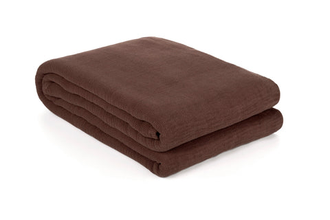 Sprei ICA Maroon Brown - 100% Katoen