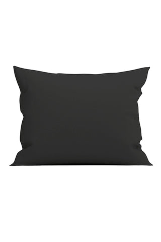 Kussensloop Percale Volcano Black - 100% Katoen-Perkal