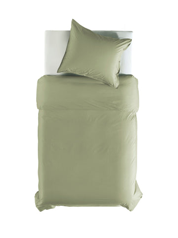 Dekbedovertrek Percale Silent Green - 100% Katoen-Perkal