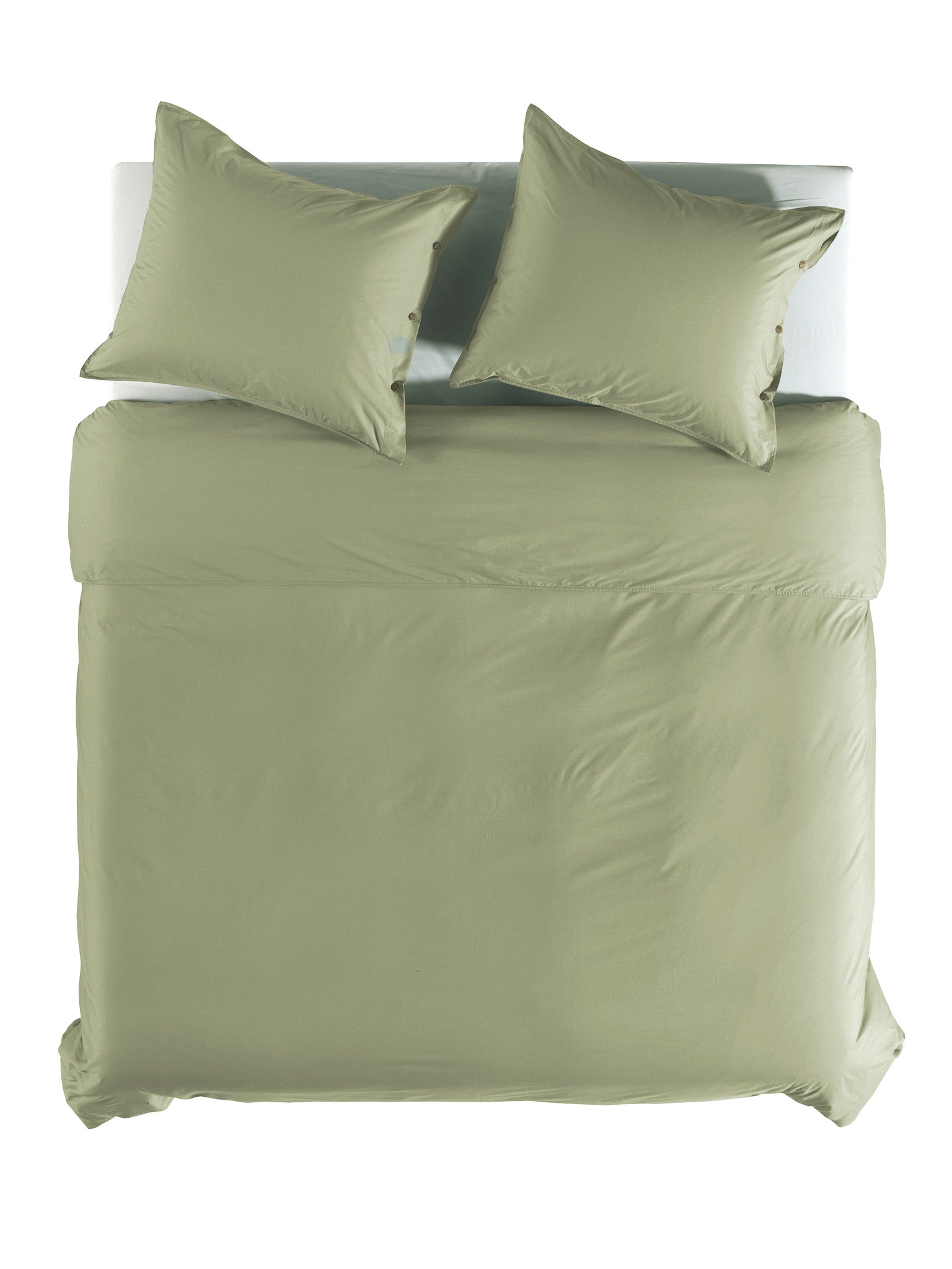 Dekbedovertrek Percale Silent Green - 100% Katoen-Perkal