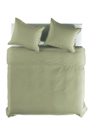 Dekbedovertrek Percale Silent Green - 100% Katoen-Perkal