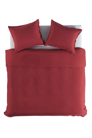 Dekbedovertrek Percale Spicy Red - 100% Katoen-Perkal